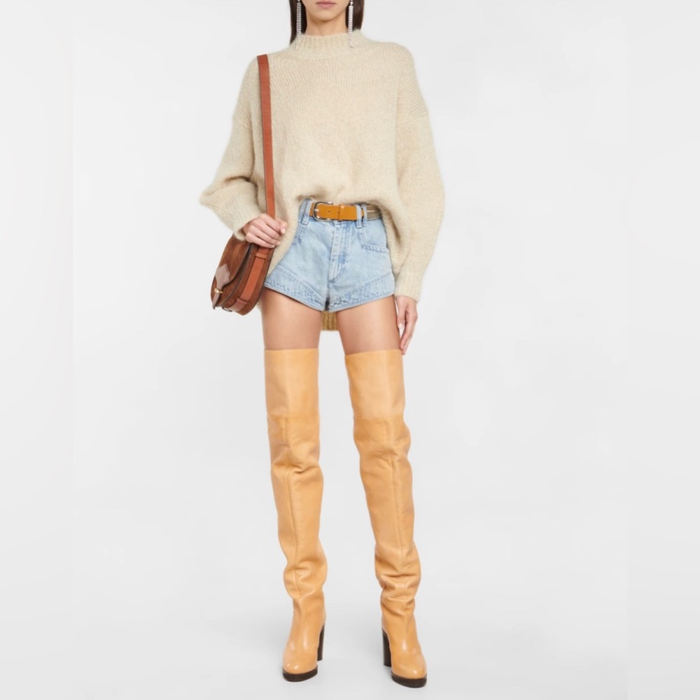 Brand New Pair of Isabel Marant Over The Knee Leather Boots